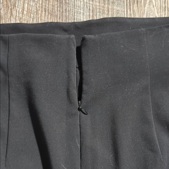 Kensie Black Pencil Skirt with Buttoned Belt - Picture 5 of 8